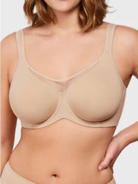 Hilaine NWT Soft Cloud Minimizer Bra